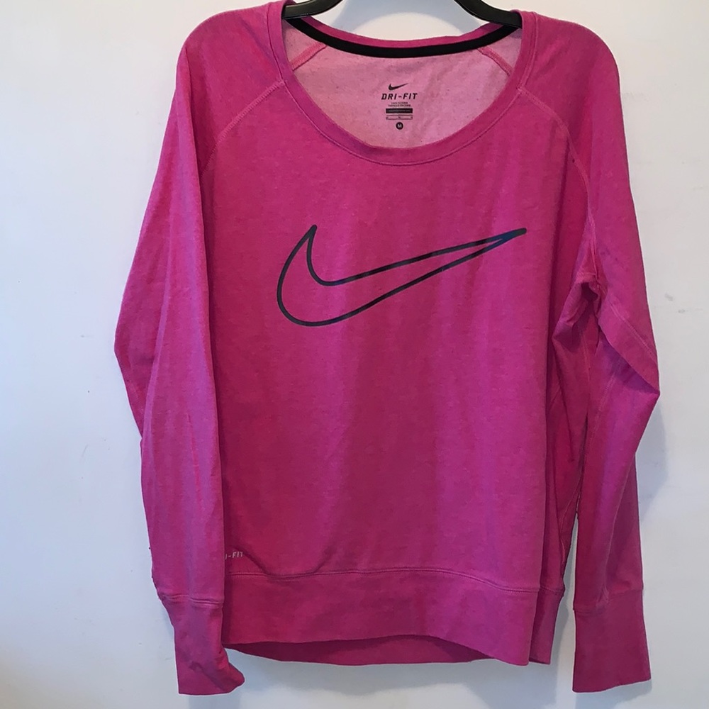 Nike Woman’s M Pink Boatneck Sweatshirt